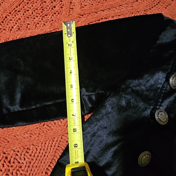 Velvet Military Jacket - Picture 7 of 8